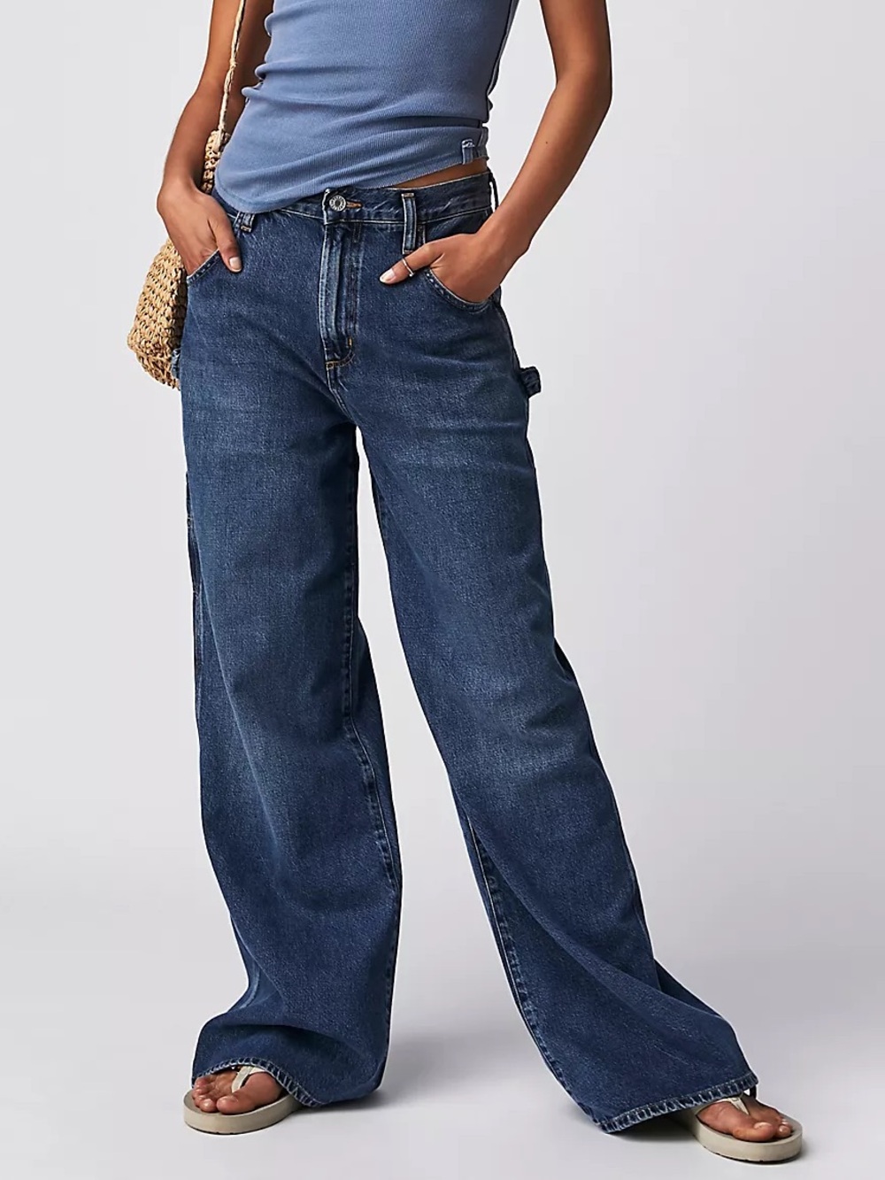AGOLDE Magda Organic Cotton Denim Carpenter Jeans 25